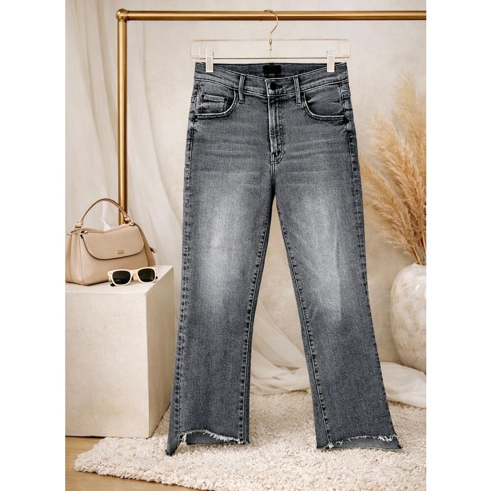Mother the insider crop step fray Barely there 25"